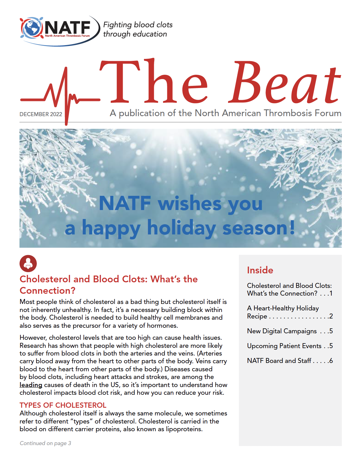 The Beat Feature Image December