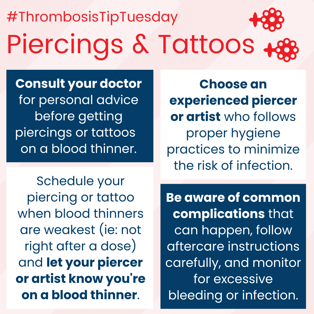 Should You Avoid Blood Thinners If You Want A Tattoo  Psycho Tats